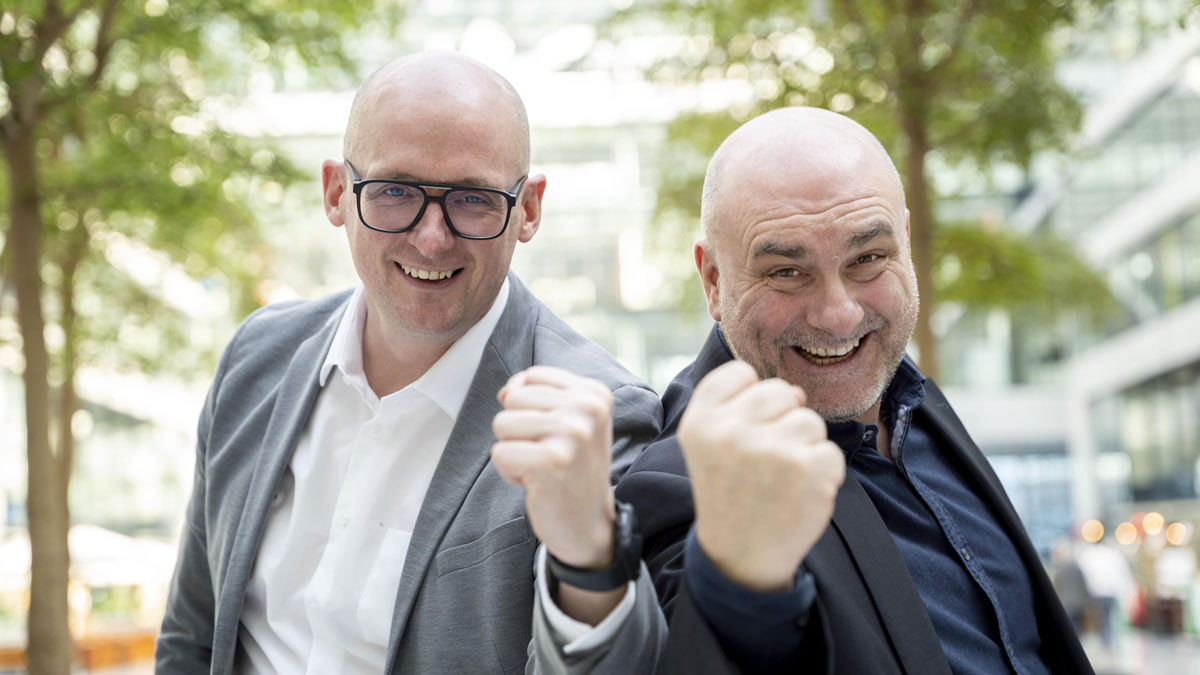 Klaus Brehm und Steffen König von der MAXprom GmbH