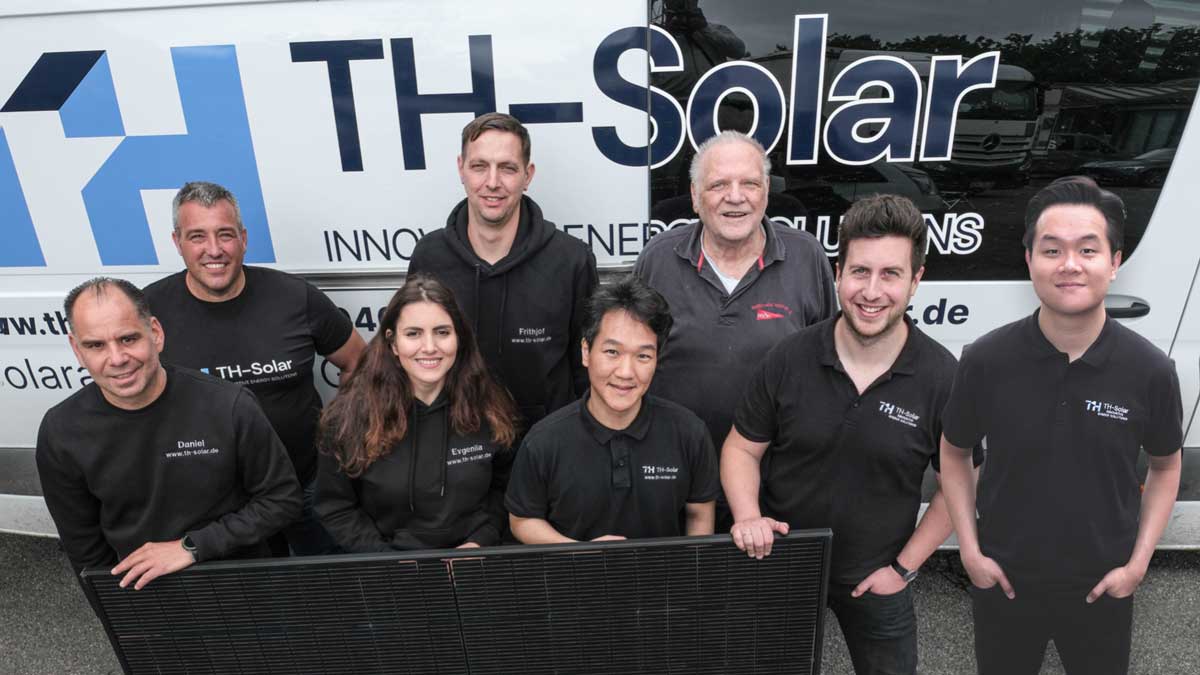 Paris Freiherr von Troschke von der TH-Solar GmbH